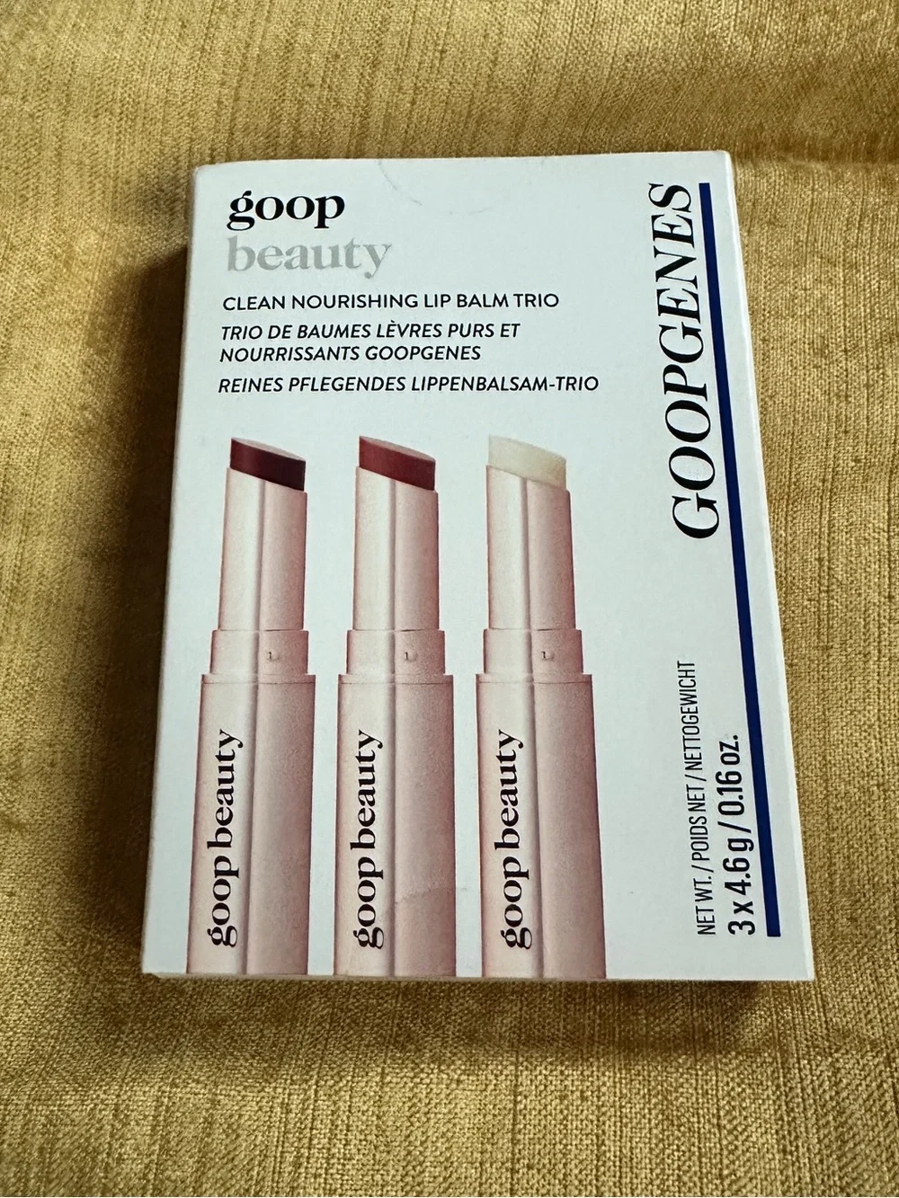 NWT Goop Beauty Clean Nourishing Lip Balm Trio